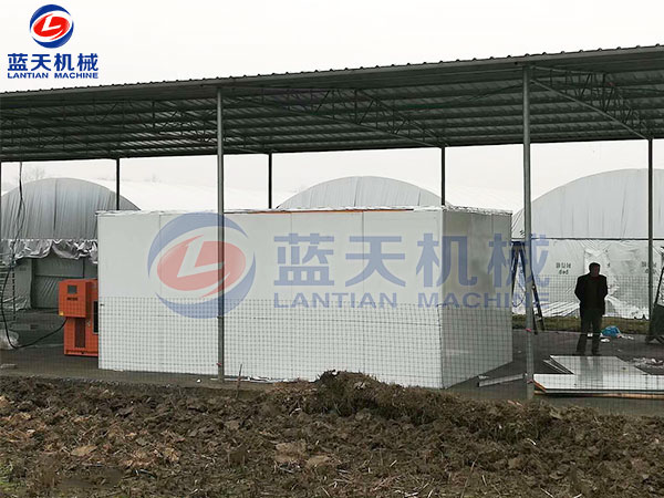 河北安平縣小白嘴白山藥干燥機(jī)用戶(hù)現(xiàn)場(chǎng)